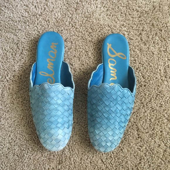 SOLD Sam Edelman / Katy Mule in Moroccan Blue - Picture 4 of 7